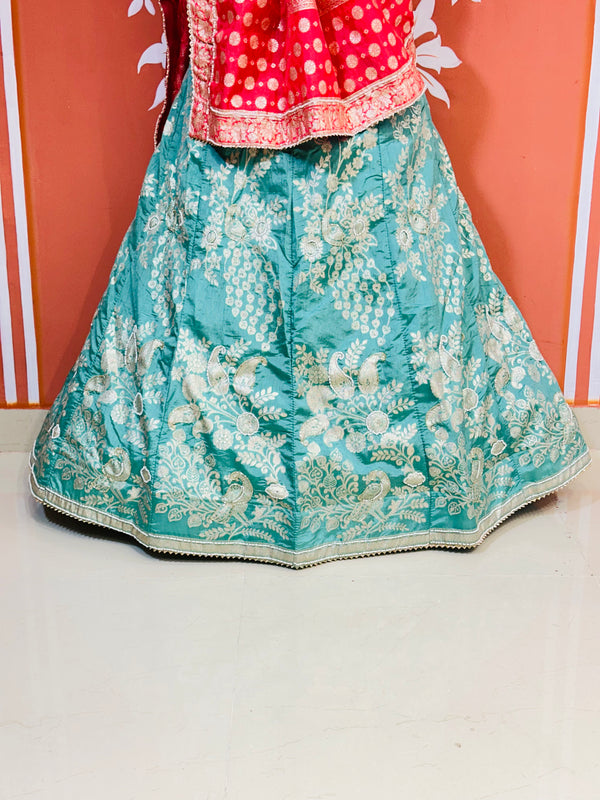 BANARSI ZARI HANDWORK LEHENGA