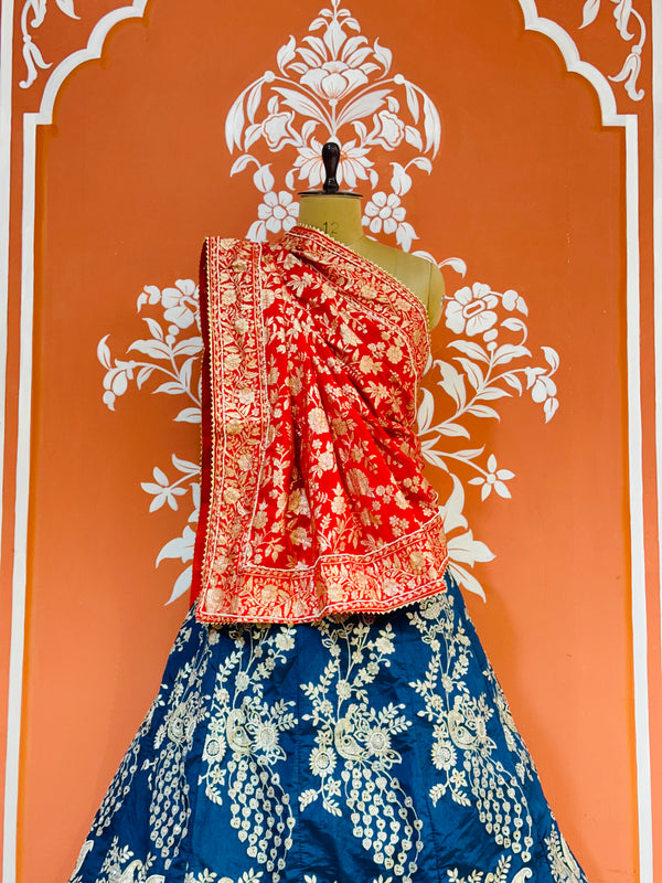 BANARSI ZARI HANDWORK LEHENGA