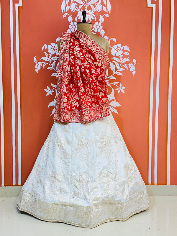 BANARSI ZARI HANDWORK LEHENGA