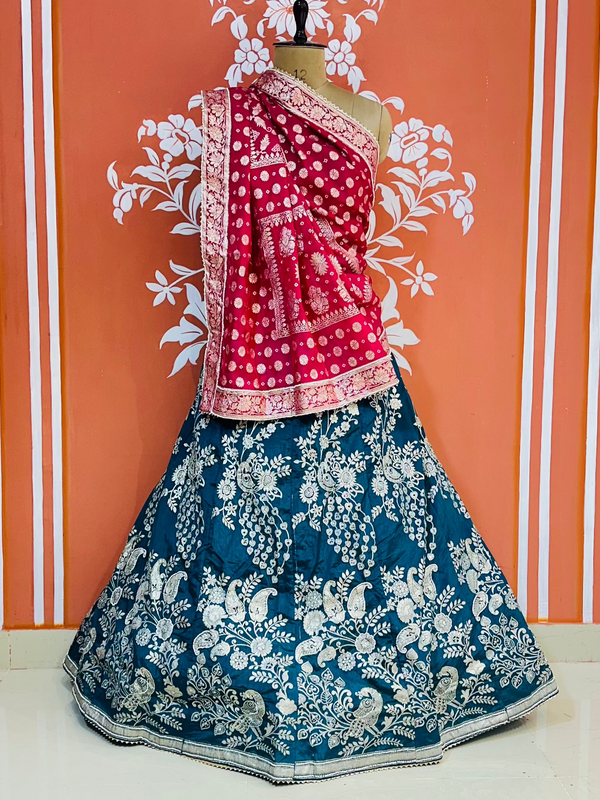 BANARSI ZARI HANDWORK LEHENGA