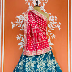 BANARSI ZARI HANDWORK LEHENGA