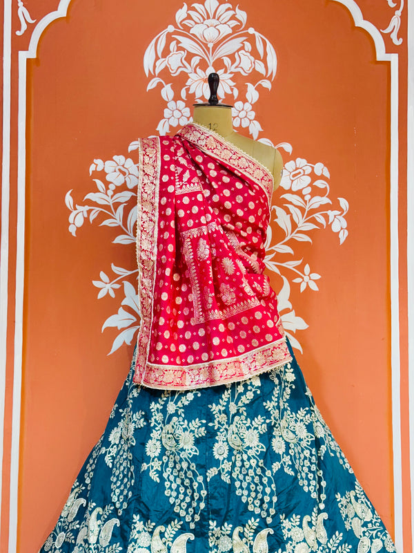 BANARSI ZARI HANDWORK LEHENGA