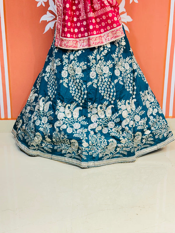 BANARSI ZARI HANDWORK LEHENGA