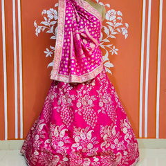BANARSI ZARI HANDWORK LEHENGA