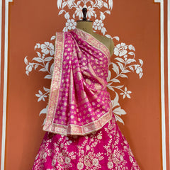 BANARSI ZARI HANDWORK LEHENGA