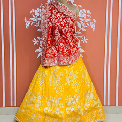 BANARSI ZARI HANDWORK LEHENGA