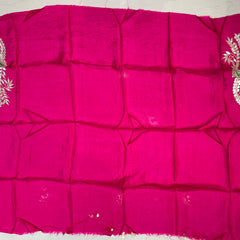 PURE UPADA SILK HANDWORK GOTA PATTI SAREE