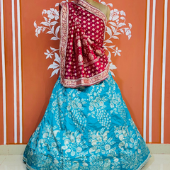 BANARSI ZARI HANDWORK LEHENGA