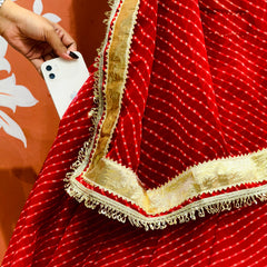 GEORGETTE GOLDEN SILVER WORK EXTRA FLARED LEHENGA