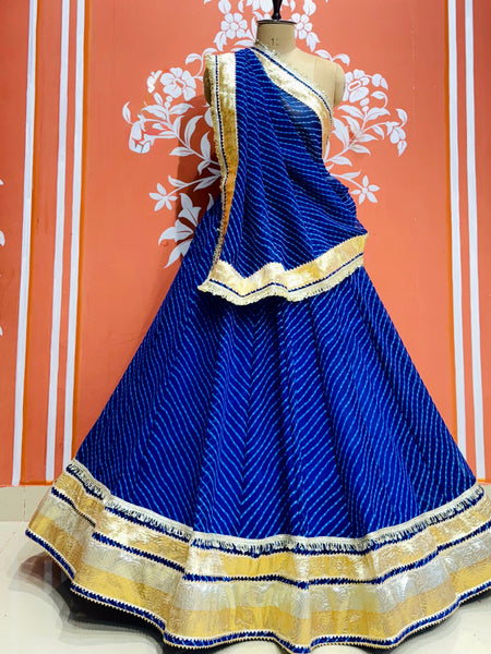 GEORGETTE GOLDEN SILVER WORK EXTRA FLARED LEHENGA