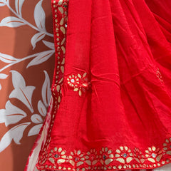 CHINON SHIBORI HANDWORK GOTA PATTI LEHENGA