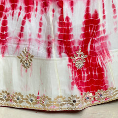 CHINON SHIBORI HANDWORK GOTA PATTI LEHENGA