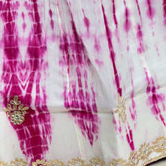 CHINON SHIBORI HANDWORK GOTA PATTI LEHENGA