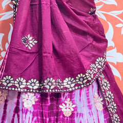 CHINON SHIBORI HANDWORK GOTA PATTI LEHENGA
