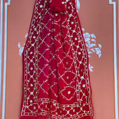 PURE CHIFFON KACHI PATTI SAREE