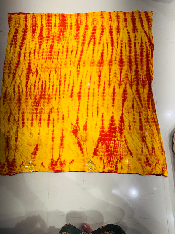 CHINON SHIBORI HANDWORK GOTA PATTI LEHENGA