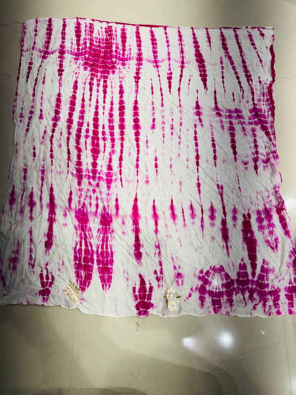 CHINON SHIBORI HANDWORK GOTA PATTI LEHENGA