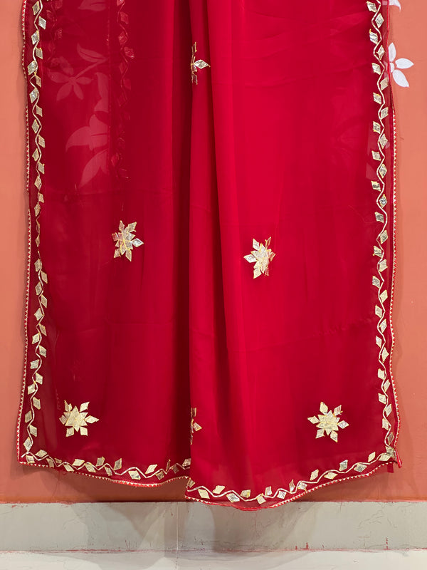 ROYAL GEORGETTE BOOTA SAREE