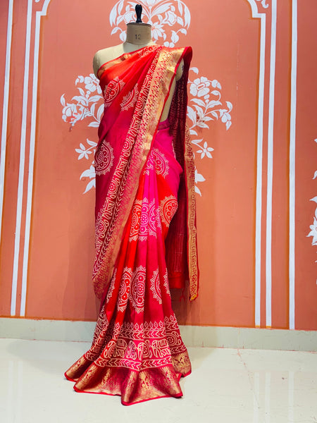 RUSSIAN SILK BOOTA SAREE