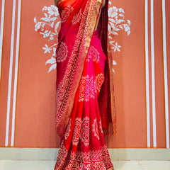 RUSSIAN SILK BOOTA SAREE