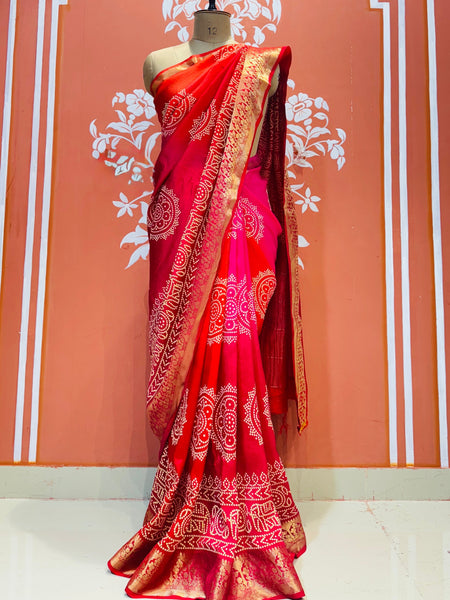RUSSIAN SILK BOOTA SAREE