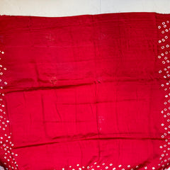 GAZI SILK GOTA PATTI BHANDEJ SAREE