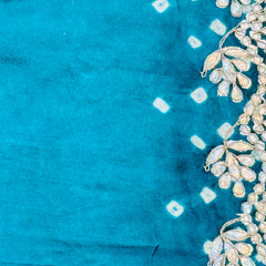 GAZI SILK GOTA PATTI BHANDEJ SAREE