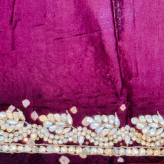 GAZI SILK GOTA PATTI BHANDEJ SAREE