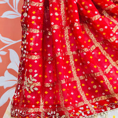 PURE GEORGETTE GHATCHOLA LEHENGA