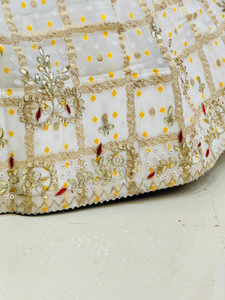 PURE GEORGETTE GHATCHOLA LEHENGA