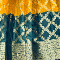 TAFETA SILK 24 KALI GHATCHOLA LEHENGA