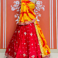 BHANDEJ GOTA PATTI CHINON LEHENGA