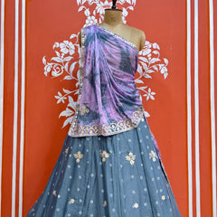 BHANDEJ GOTA PATTI CHINON LEHENGA