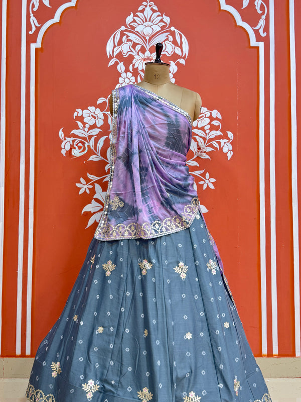 BHANDEJ GOTA PATTI CHINON LEHENGA