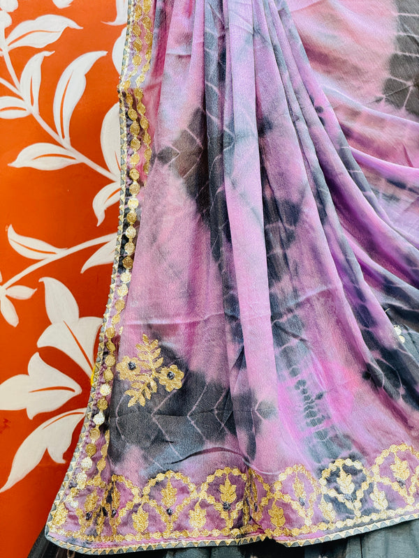 BHANDEJ GOTA PATTI CHINON LEHENGA