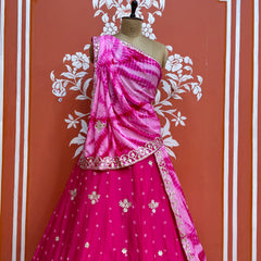 BHANDEJ GOTA PATTI CHINON LEHENGA