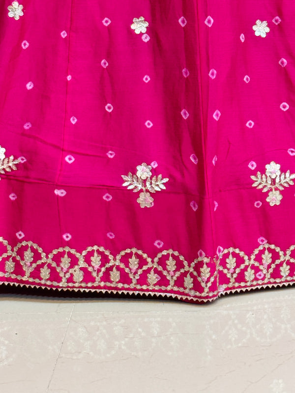 BHANDEJ GOTA PATTI CHINON LEHENGA