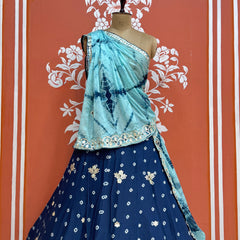 BHANDEJ GOTA PATTI CHINON LEHENGA
