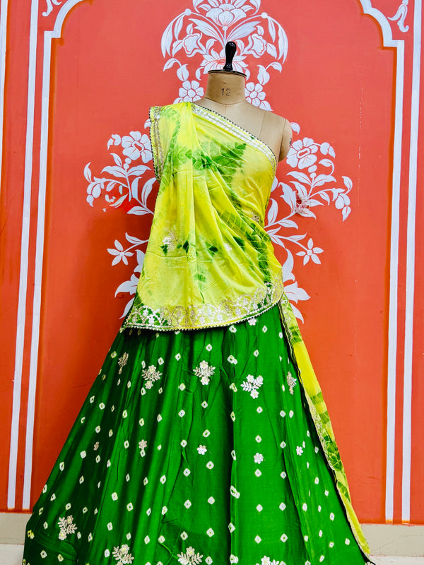 BHANDEJ GOTA PATTI CHINON LEHENGA