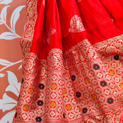 BANARSI ZARI WORK PEACOCK LEHENGA