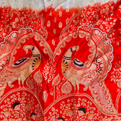 BANARSI ZARI WORK PEACOCK LEHENGA