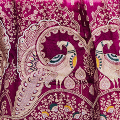 BANARSI ZARI WORK PEACOCK LEHENGA