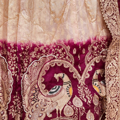 BANARSI ZARI WORK PEACOCK LEHENGA