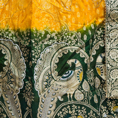 BANARSI ZARI WORK PEACOCK LEHENGA