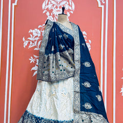 BANARSI ZARI WORK PEACOCK LEHENGA