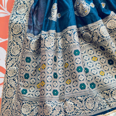 BANARSI ZARI WORK PEACOCK LEHENGA