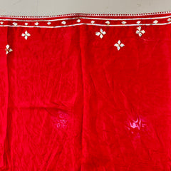PURE UPADA SILK KACCHI PATTI SAREE