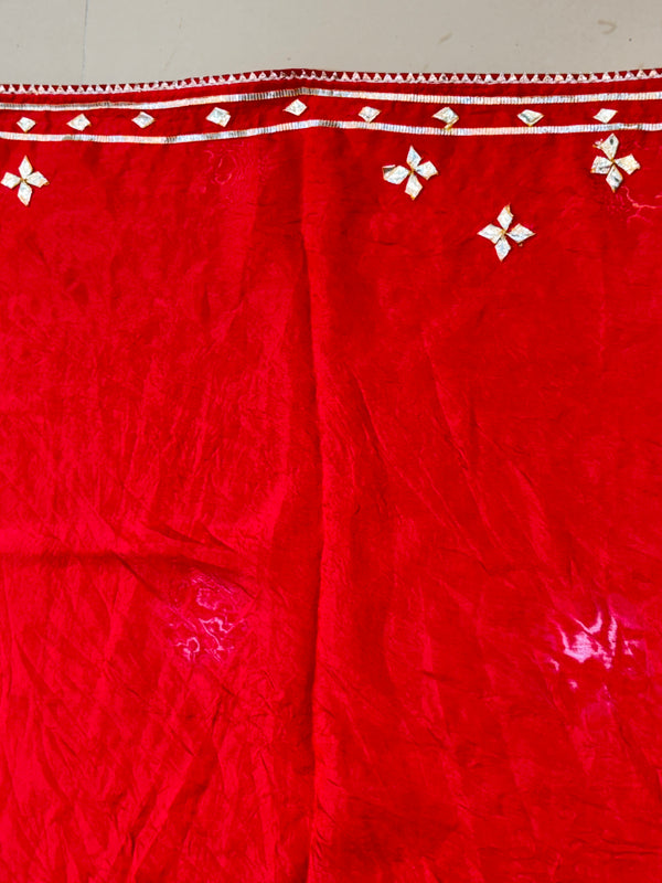 PURE UPADA SILK KACCHI PATTI SAREE