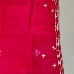 PURE UPADA SILK KACCHI PATTI SAREE