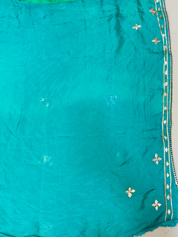 PURE UPADA SILK KACCHI PATTI SAREE